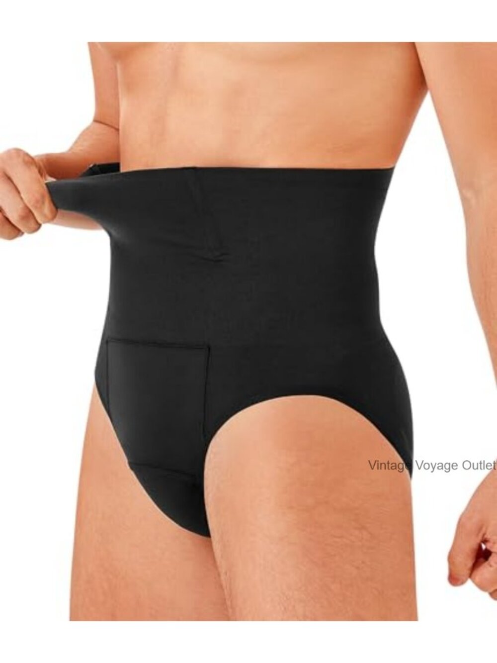 Men's Tummy Control Shapewear High Waist Slimming Compression Underwear Briefs